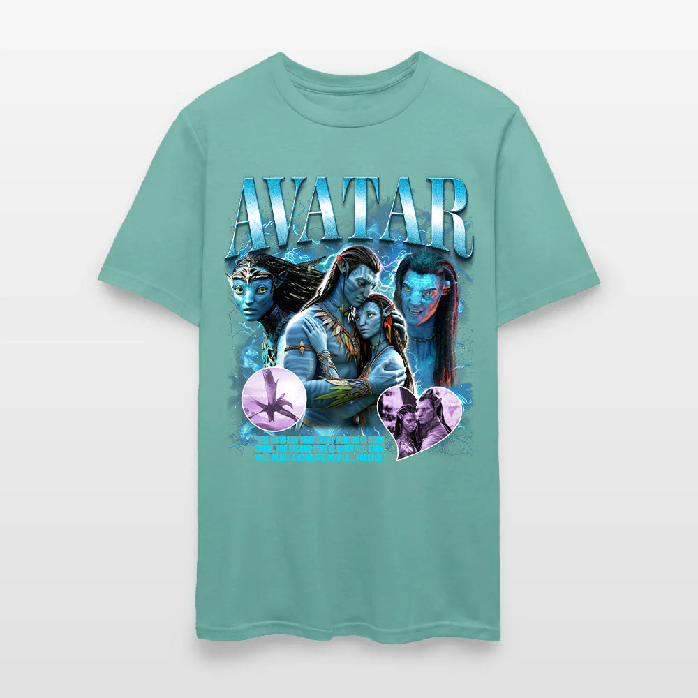 Avatar Jake Sully and Neytiri The Na'vi Say That Every Person Is Born Twice T-Shirt