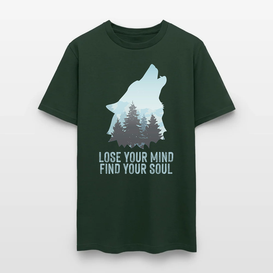 Wolf Camping Lose Your Mind Find Your Soul T-Shirt