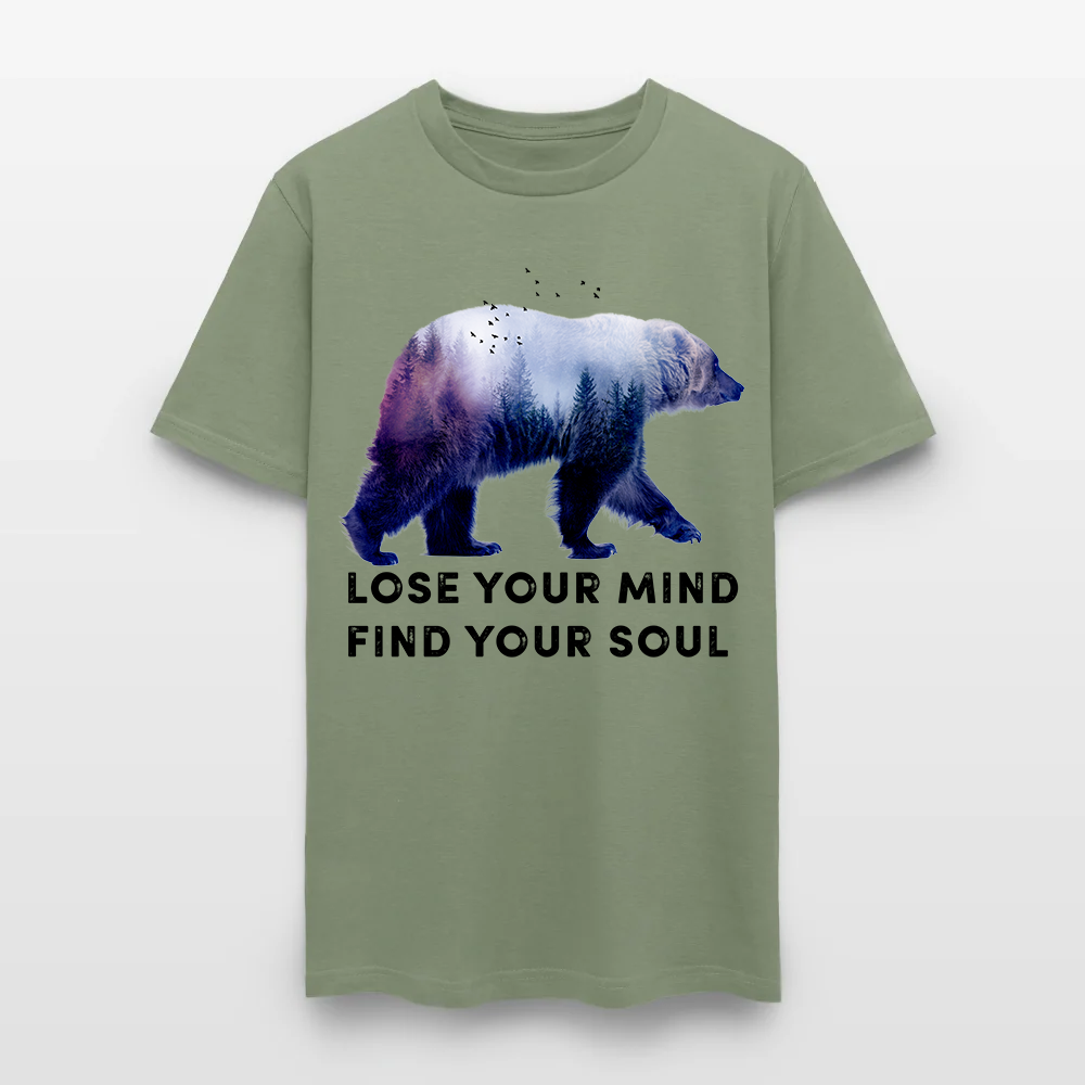 Bear Camping Lose Your Mind Find Your Soul T-Shirt