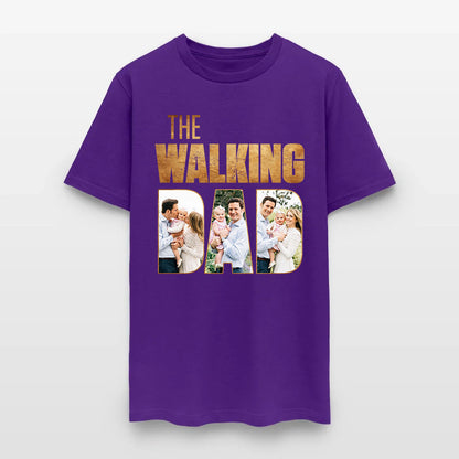 Personalized Photo The Walking Dad Graphic T-Shirt
