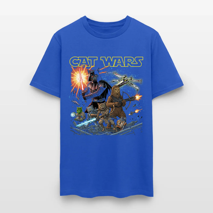 Cat Wars Vintage 90s Graphic Shirt - Funny Cat Warrior T-Shirt
