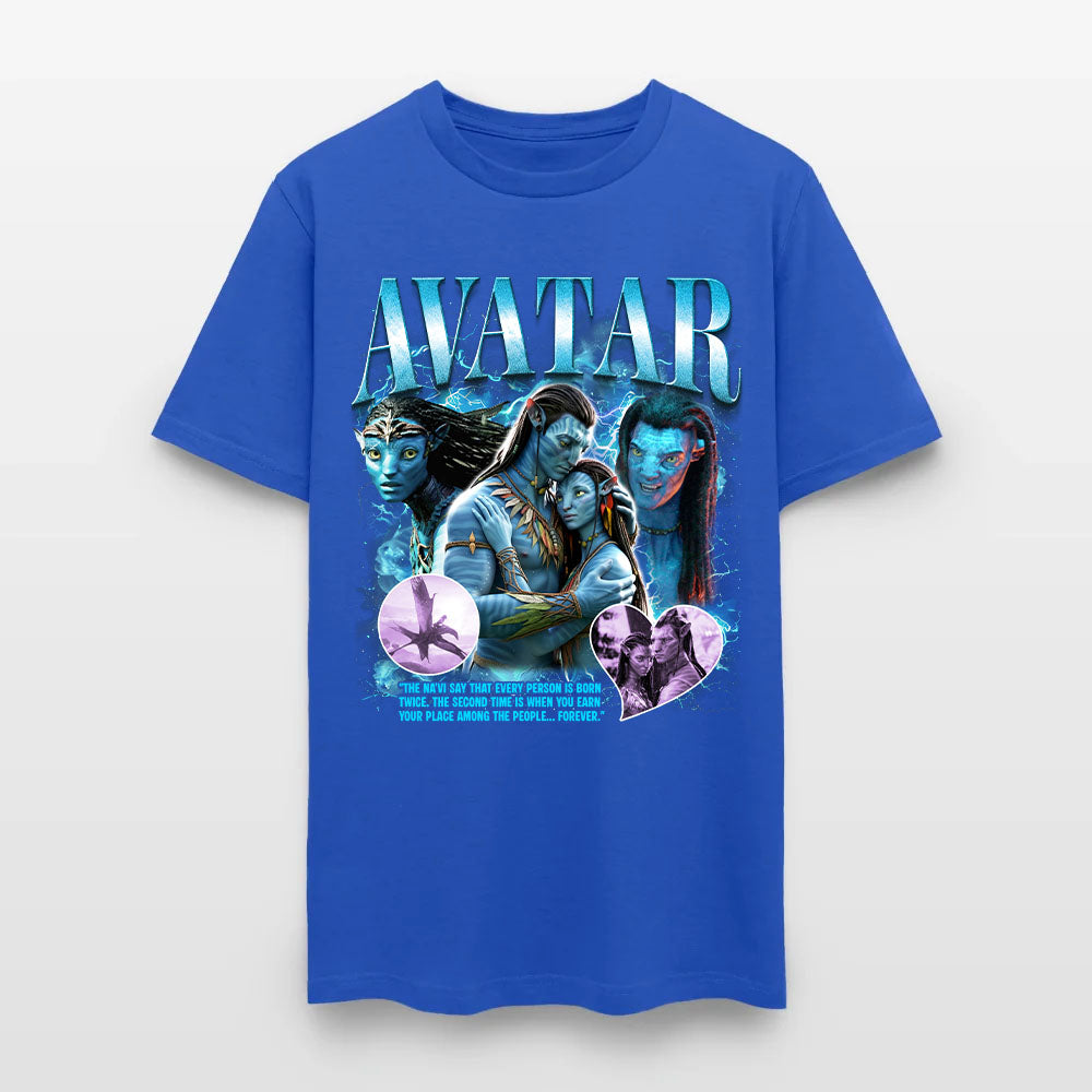 Avatar Jake Sully and Neytiri The Na'vi Say That Every Person Is Born Twice T-Shirt