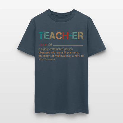 Teacher A Highly Caffeinated Person Obsessed With Pens And Planners An Expert At Multitasking T-Shirt