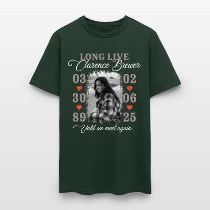 Personalized Memorial Photo Long Live Until We Meet Again T-Shirt