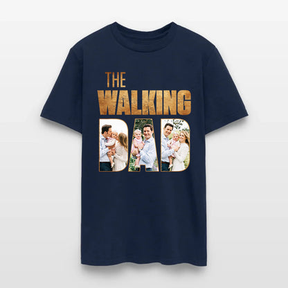 Personalized Photo The Walking Dad Graphic T-Shirt