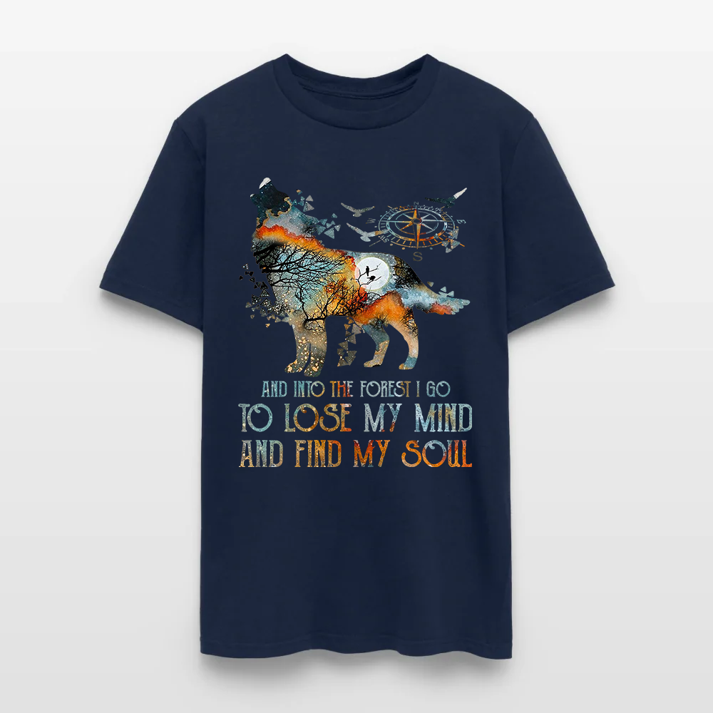 Bear Camping And Into The Forest I Go To Lose My Mind and Find My Soul T-Shirt