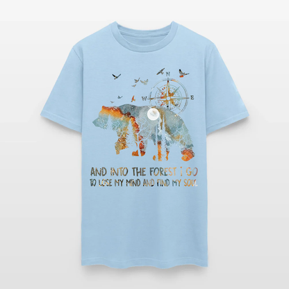 Bear Camping And Into The Forest I Go To Lose My Mind T Shirt