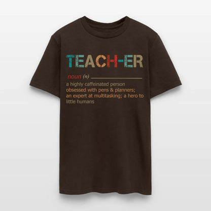 Teacher A Highly Caffeinated Person Obsessed With Pens And Planners An Expert At Multitasking T-Shirt