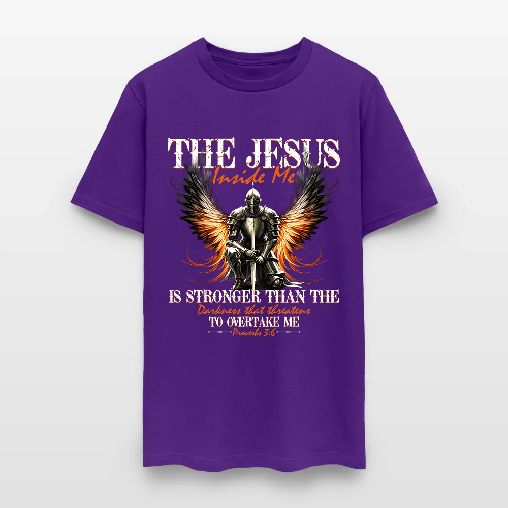 Warrior of God The Jesus Inside Me Proverbs 3:6 - Inspirational Christian T-Shirt