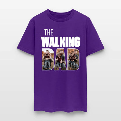 Personalized Photo The Walking Dad T-Shirt