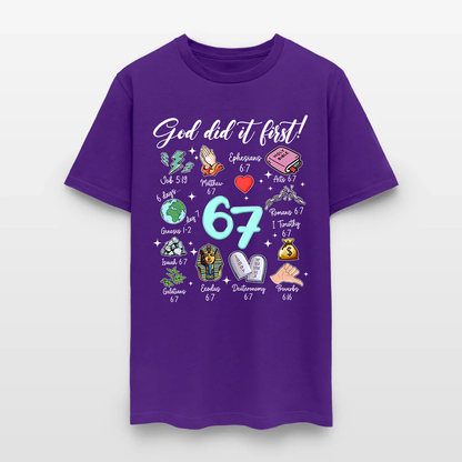 God Did It First 67 Christian Bible T-Shirt