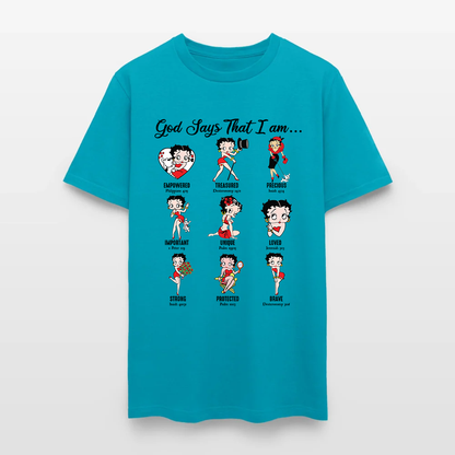 God Says I Am Loved Empowered Strong Unique Protected T-Shirt