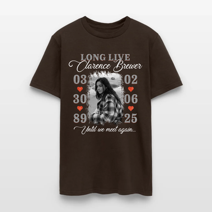 Personalized Memorial Photo Long Live Until We Meet Again T-Shirt