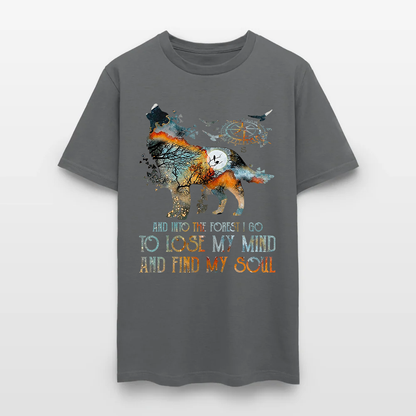 Bear Camping And Into The Forest I Go To Lose My Mind and Find My Soul T-Shirt