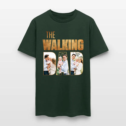 Personalized Photo The Walking Dad Graphic T-Shirt