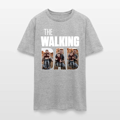 Personalized Photo The Walking Dad T-Shirt