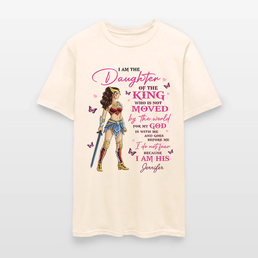 Personalized Wonder Woman Warrior of God I Am the Daughter of the King T-Shirt