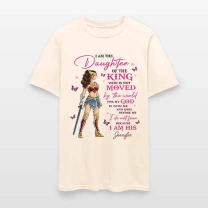 Personalized Wonder Woman Warrior of God I Am the Daughter of the King T-Shirt