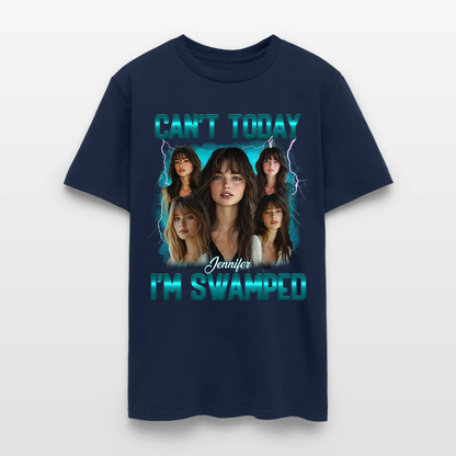 Personalized Photo Can't Today I'm Swamped T-Shirt