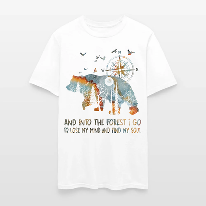 Bear Camping And Into The Forest I Go To Lose My Mind T Shirt