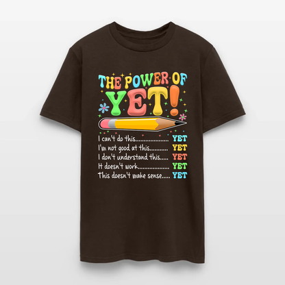 The Power of Yet I Can’t Do This Yet, Growth Mindset Motivational Teacher T-Shirt