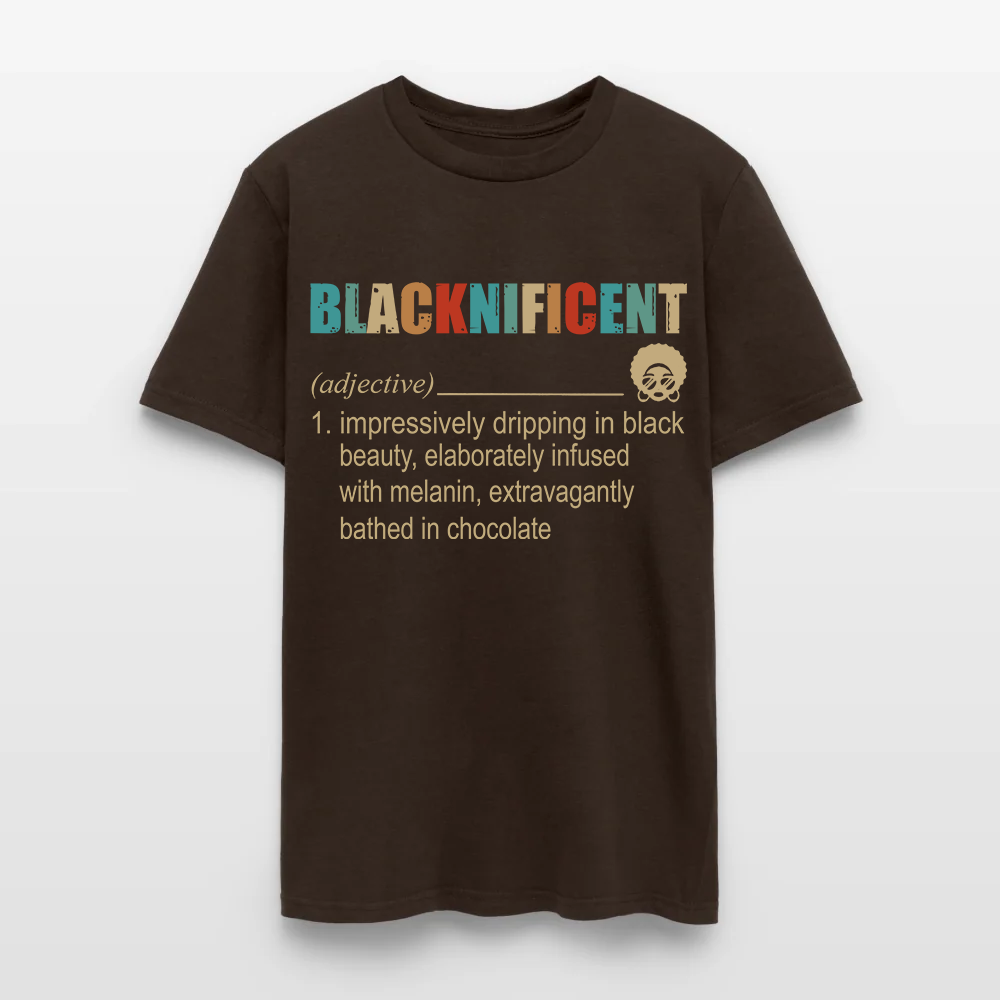 Blacknificent Black Beauty Chocolate T-Shirt