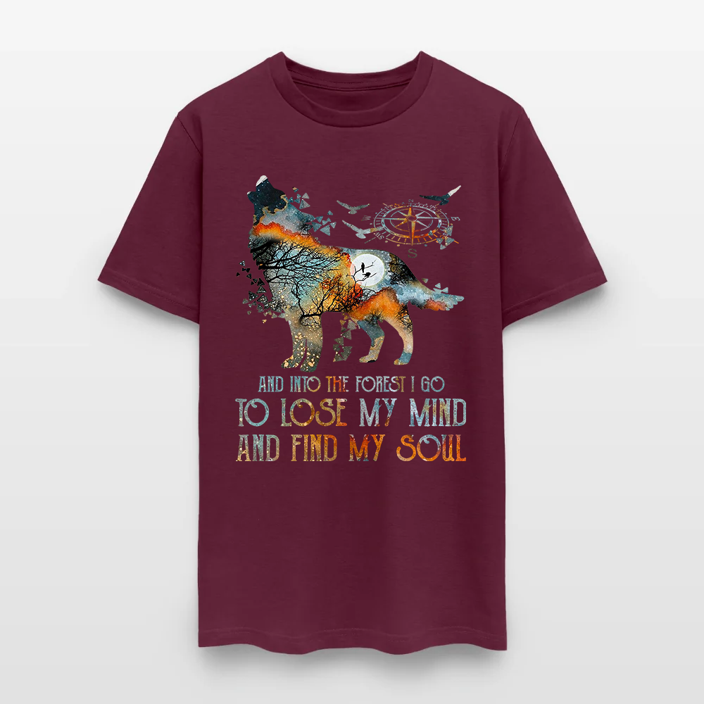 Bear Camping And Into The Forest I Go To Lose My Mind and Find My Soul T-Shirt