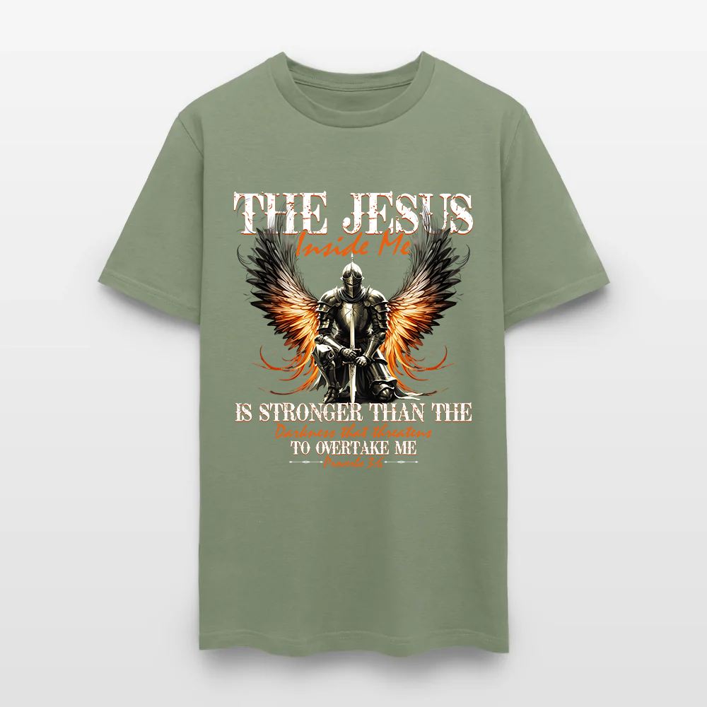 Warrior of God The Jesus Inside Me Proverbs 3:6 - Inspirational Christian T-Shirt