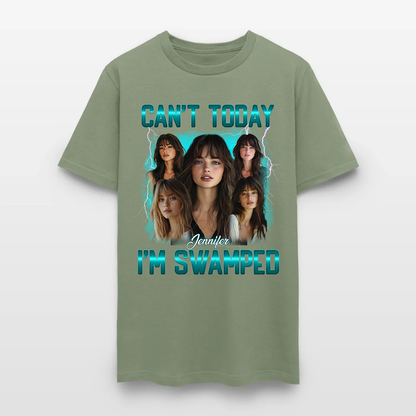 Personalized Photo Can't Today I'm Swamped T-Shirt