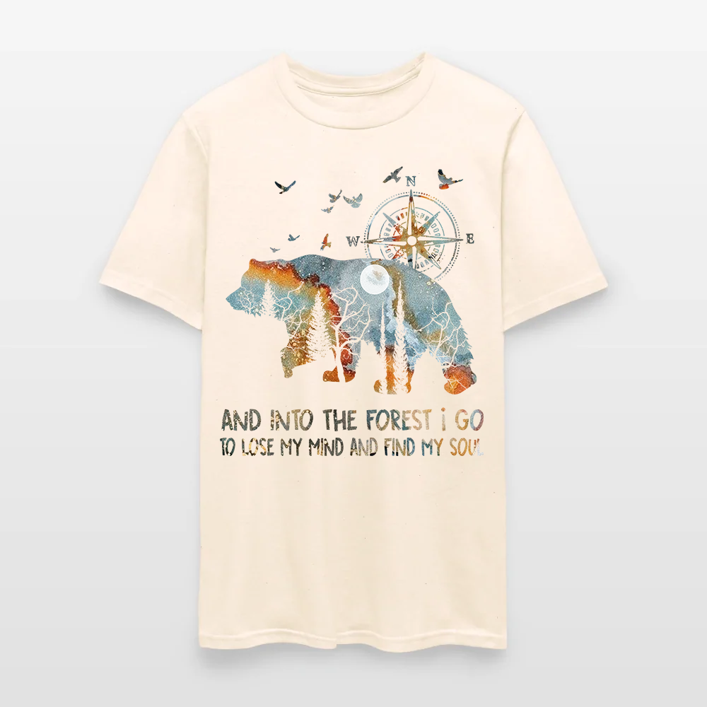 Bear Camping And Into The Forest I Go To Lose My Mind T Shirt