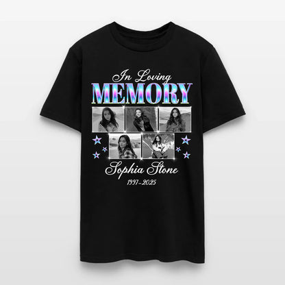 Personalized Photo In Loving Memory T-Shirt, Sympathy Gift for Loss of a Loved One T-Shirt