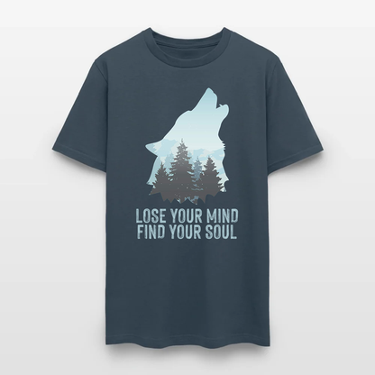 Wolf Camping Lose Your Mind Find Your Soul T-Shirt
