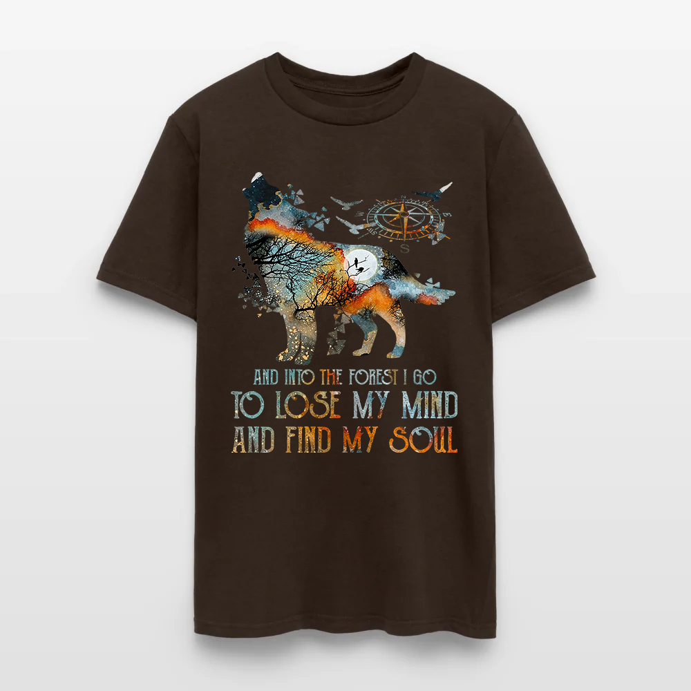 Bear Camping And Into The Forest I Go To Lose My Mind and Find My Soul T-Shirt