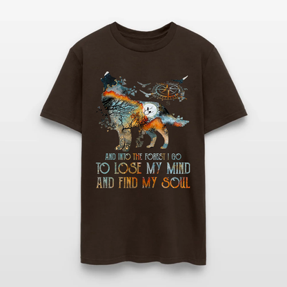 Bear Camping And Into The Forest I Go To Lose My Mind and Find My Soul T-Shirt