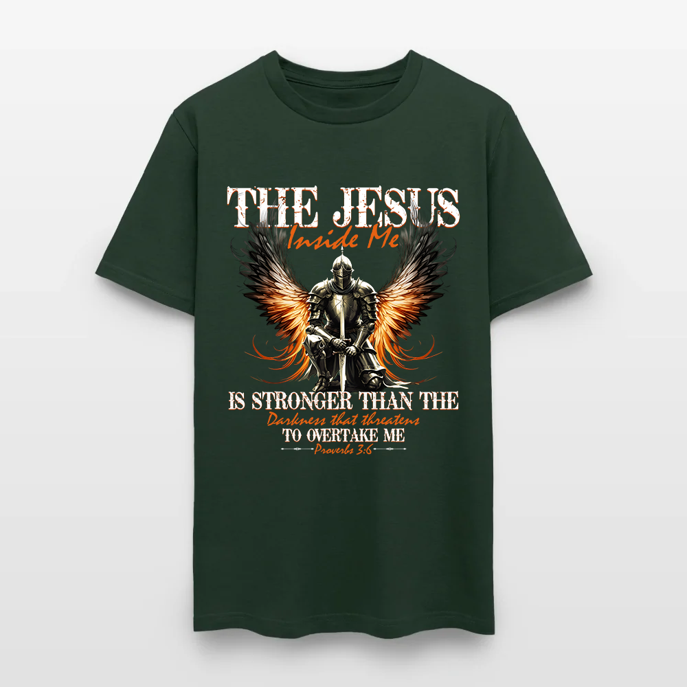 Warrior of God The Jesus Inside Me Proverbs 3:6 - Inspirational Christian T-Shirt