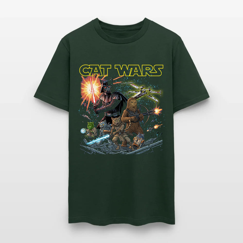 Cat Wars Vintage 90s Graphic Shirt - Funny Cat Warrior T-Shirt