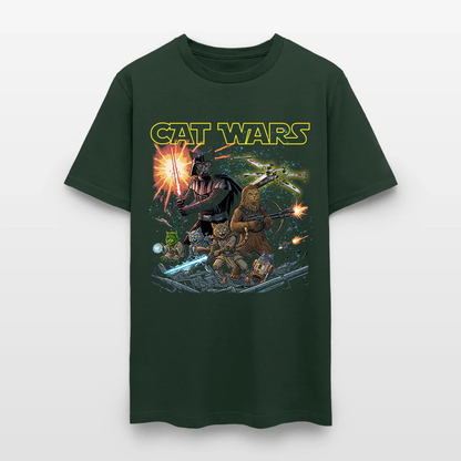 Cat Wars Vintage 90s Graphic Shirt - Funny Cat Warrior T-Shirt