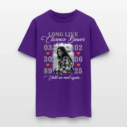 Personalized Memorial Photo Long Live Until We Meet Again T-Shirt