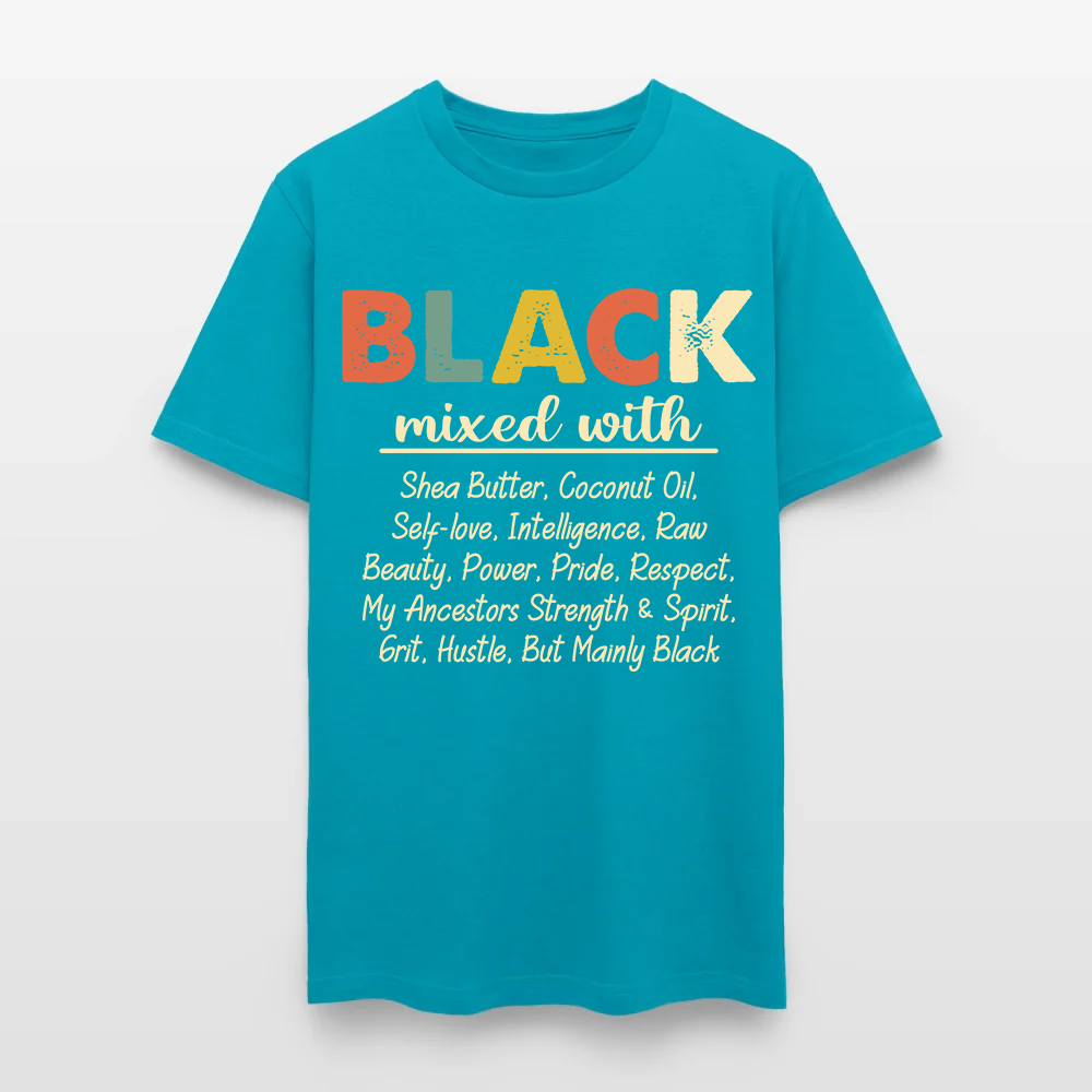 Black Mixed With Shea Butter Coconut Oil T-Shirt