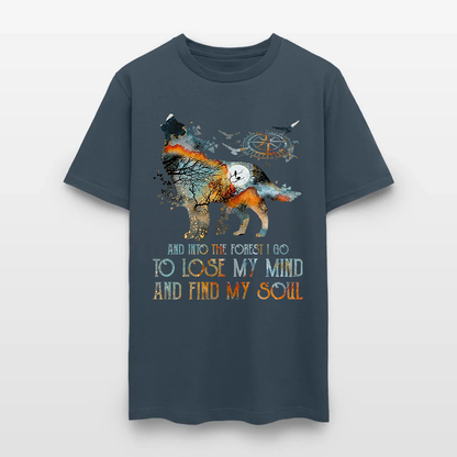 Bear Camping And Into The Forest I Go To Lose My Mind and Find My Soul T-Shirt
