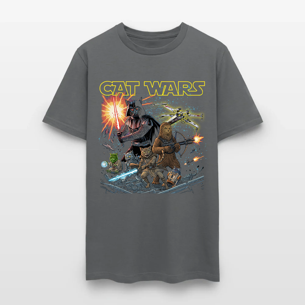 Cat Wars Vintage 90s Graphic Shirt - Funny Cat Warrior T-Shirt