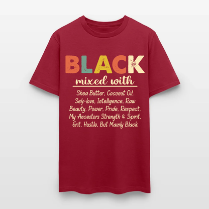 Black Mixed With Shea Butter Coconut Oil T-Shirt