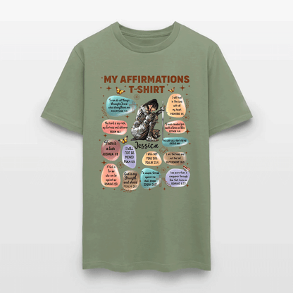 Personalized Warrior of God Bible Verse Affirmation I Can Do All Things Through Christ T-Shirt