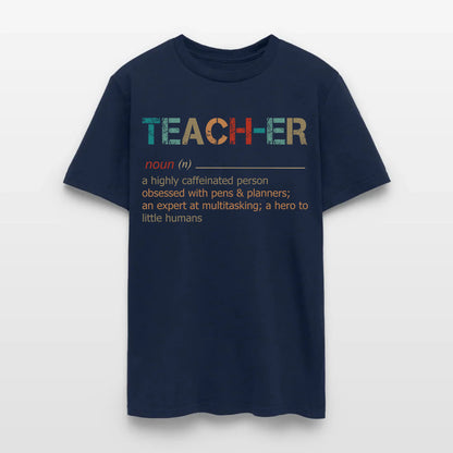 Teacher A Highly Caffeinated Person Obsessed With Pens And Planners An Expert At Multitasking T-Shirt