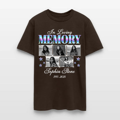 Personalized Photo In Loving Memory T-Shirt, Sympathy Gift for Loss of a Loved One T-Shirt