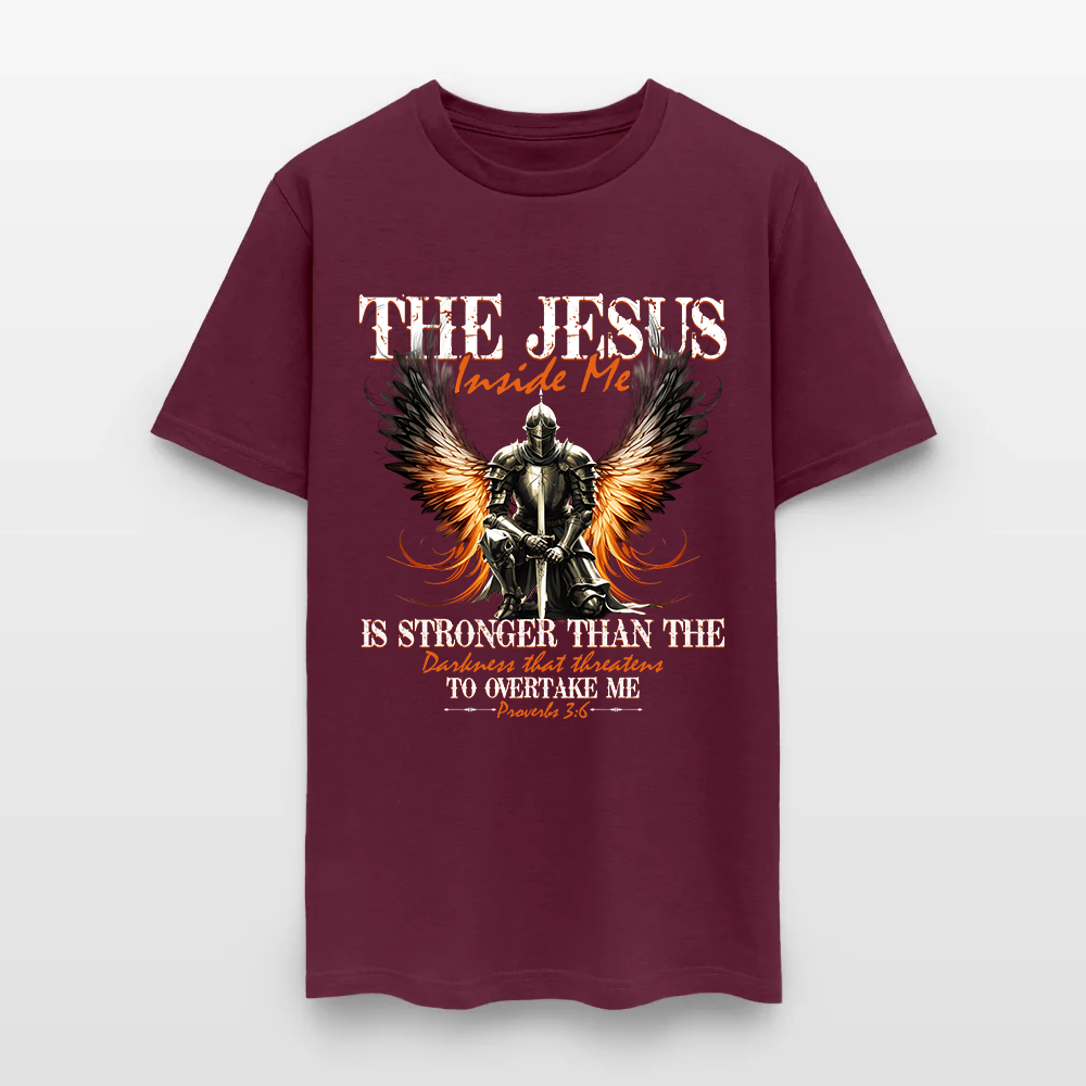 Warrior of God The Jesus Inside Me Proverbs 3:6 - Inspirational Christian T-Shirt