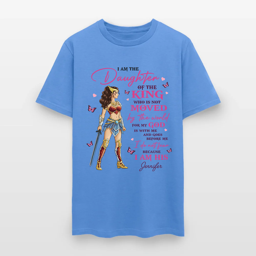 Personalized Wonder Woman Warrior of God I Am the Daughter of the King T-Shirt