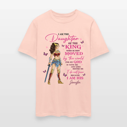 Personalized Wonder Woman Warrior of God I Am the Daughter of the King T-Shirt