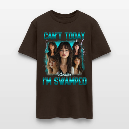 Personalized Photo Can't Today I'm Swamped T-Shirt