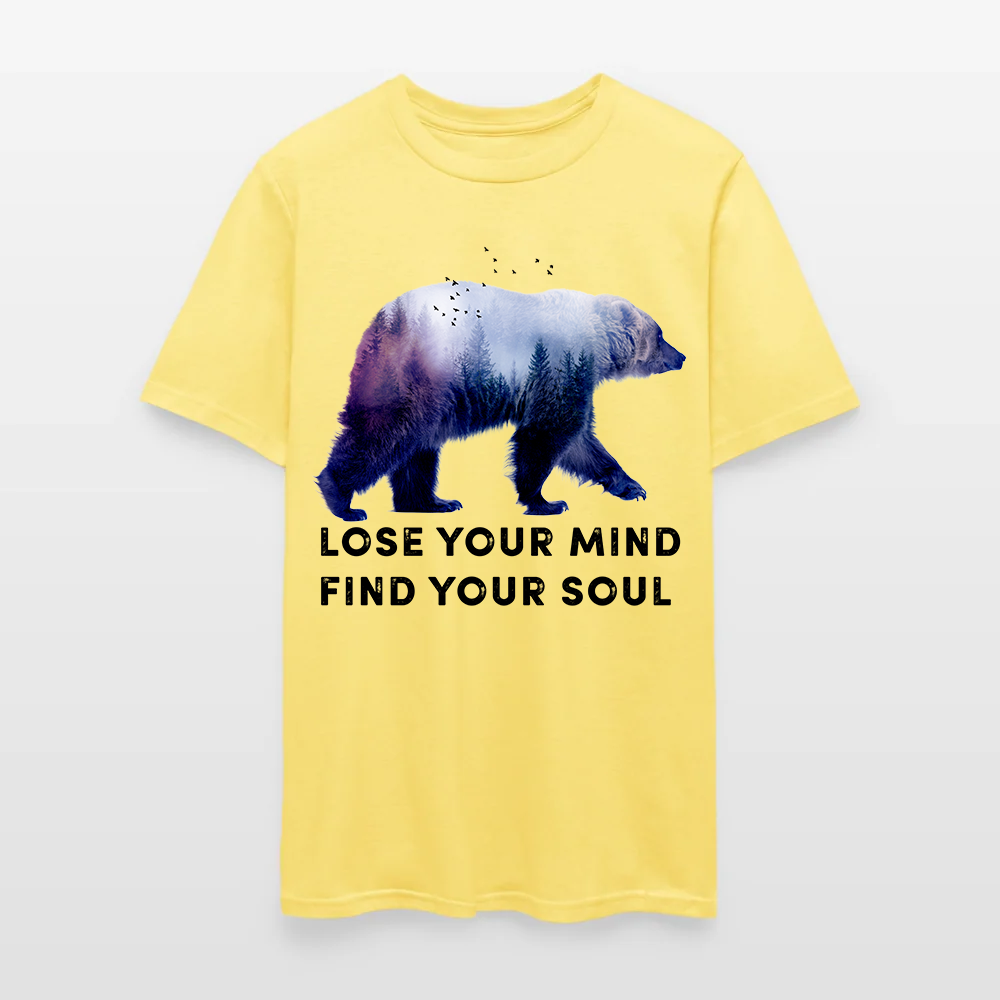 Bear Camping Lose Your Mind Find Your Soul T-Shirt